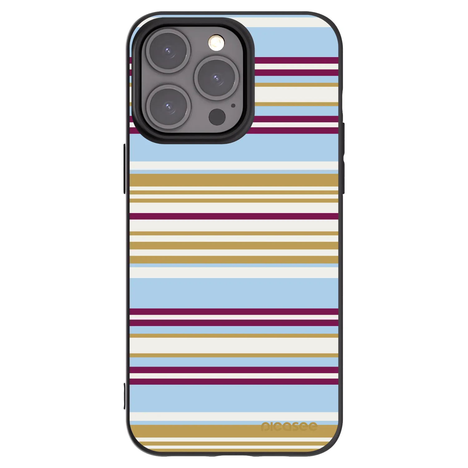 Picasee Apple iPhone 15 Pro Max Hülle - Schwarzes Silikon - Souvenir