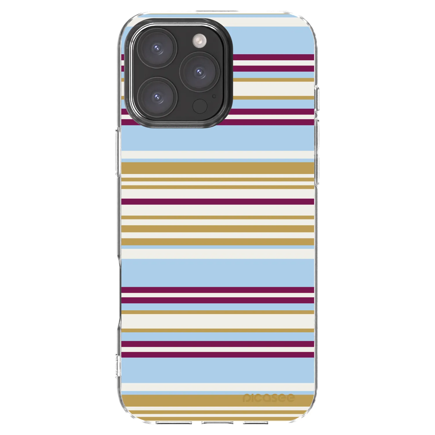 Picasee Apple iPhone 16 Pro Max Hülle - Transparentes Silikon - Souvenir