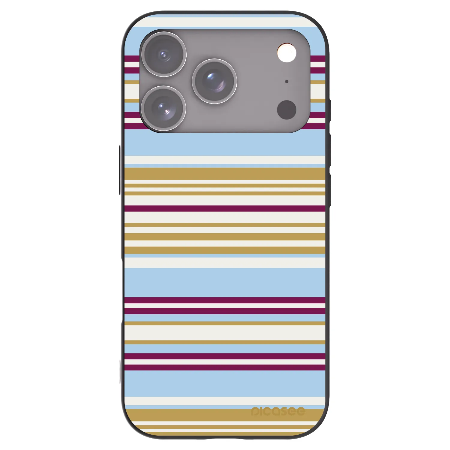 Picasee Apple iPhone 17 Pro Hülle - Schwarzes Silikon - Souvenir