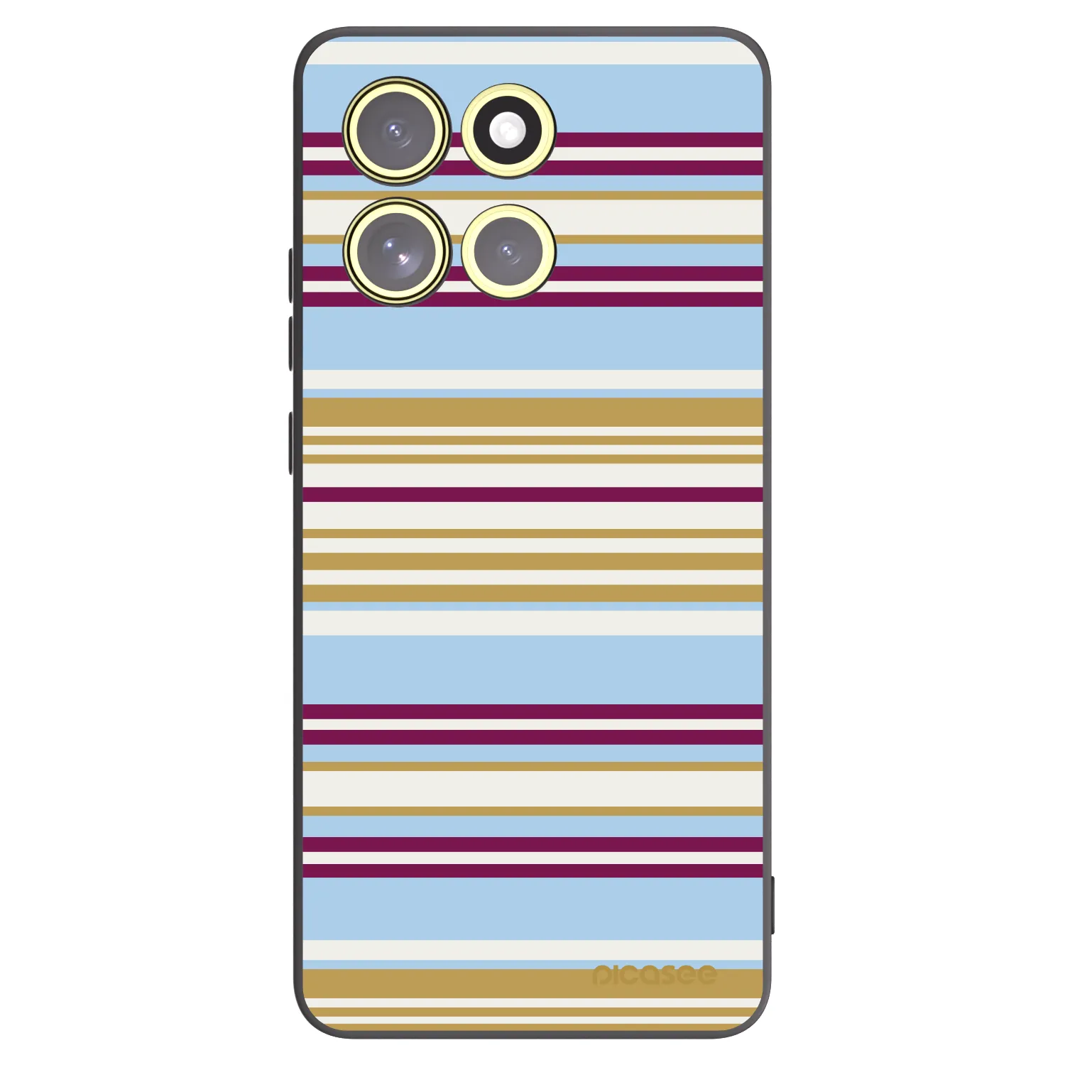 Picasee Motorola Moto G86 Power 5G Hülle - Schwarzes Silikon - Souvenir