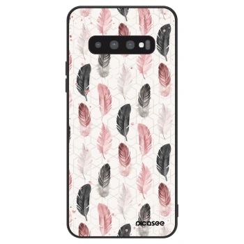 Hülle für Samsung Galaxy S10 G973 - Feder 2