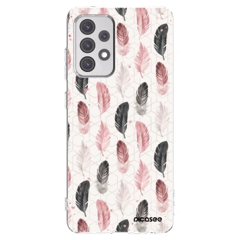 Picasee Samsung Galaxy A52s 5G A528B Hülle - Transparentes Silikon - Feder 2
