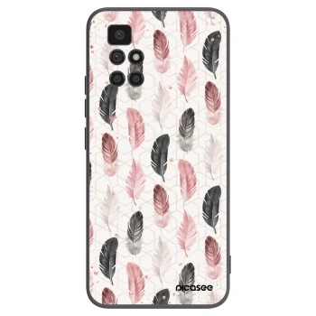 Picasee Xiaomi Redmi 10 (2022) Hülle - Schwarzes Silikon - Feder 2