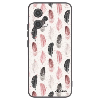 Picasee Xiaomi Poco X5 Hülle - Schwarzes Silikon - Feder 2