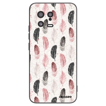 Picasee Xiaomi 13 Hülle - Schwarzes Silikon - Feder 2