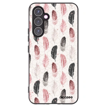 Picasee Samsung Galaxy A54 5G A546B Hülle - Schwarzes Silikon - Feder 2