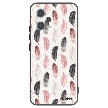Picasee Xiaomi Redmi Note 12 5G Hülle - Schwarzes Silikon - Feder 2