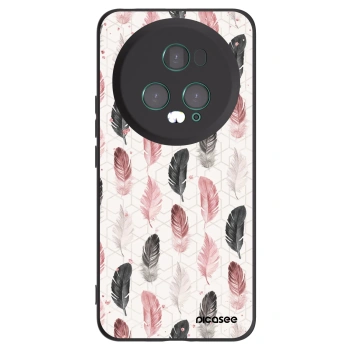 Picasee Honor Magic5 Pro Hülle - Schwarzes Silikon - Feder 2