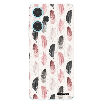 Picasee Xiaomi Poco F5 Hülle - Transparentes Silikon - Feder 2