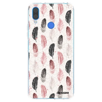 Picasee Huawei Nova 3i Hülle - Transparentes Silikon - Feder 2