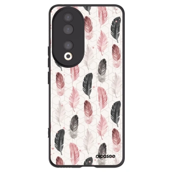 Picasee Honor 90 5G Hülle - Schwarzes Silikon - Feder 2