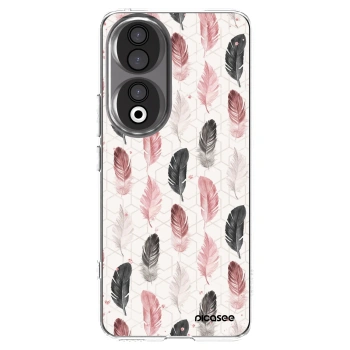 Picasee Honor 90 5G Hülle - Transparentes Silikon - Feder 2