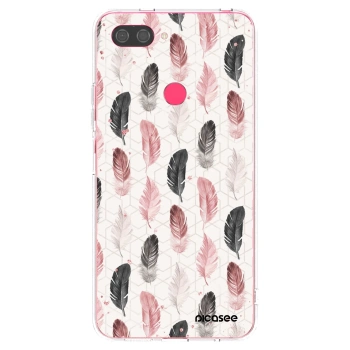 Picasee Xiaomi Mi 8 Lite Hülle - Transparentes Silikon - Feder 2