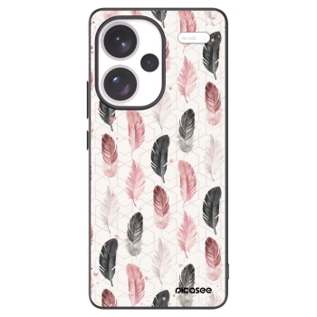 Picasee Xiaomi Redmi Note 13 Pro+ 5G Hülle - Schwarzes Silikon - Feder 2