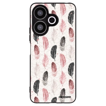 Picasee Xiaomi Redmi 13 4G Hülle - Schwarzes Silikon - Feder 2
