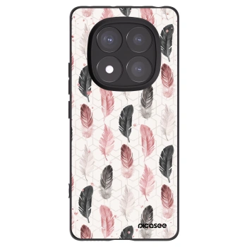Picasee Xiaomi Redmi Note 14 Pro 5G Hülle - Schwarzes Silikon - Feder 2
