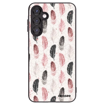 Picasee Samsung Galaxy A16 5G Hülle - Schwarzes Silikon - Feder 2