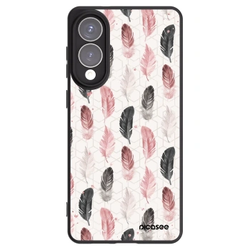 Picasee Samsung Galaxy S25 Edge 5G Hülle - Schwarzes Silikon - Feder 2