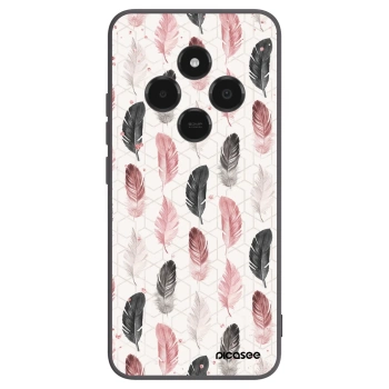 Picasee Xiaomi Poco C75 Hülle - Schwarzes Silikon - Feder 2