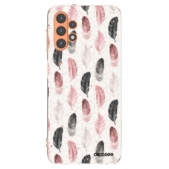 Picasee Samsung Galaxy A13 5G Hülle - Transparentes Silikon - Feder 2