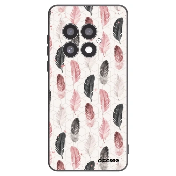 Picasee OnePlus 13 5G Hülle - Schwarzes Silikon - Feder 2