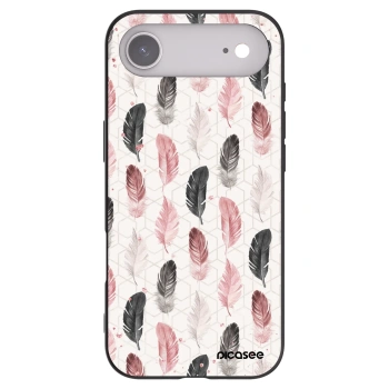 Picasee Apple iPhone Air Hülle - Schwarzes Silikon - Feder 2