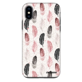 Hülle für Apple iPhone X/XS - Feder 2