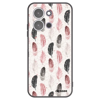 Picasee Xiaomi Redmi 15C 5G Hülle - Schwarzes Silikon - Feder 2