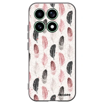 Picasee Xiaomi 17 Hülle - Schwarzes Silikon - Feder 2
