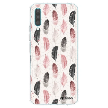 Picasee Samsung Galaxy A30s A307F Hülle - Transparentes Silikon - Feder 2