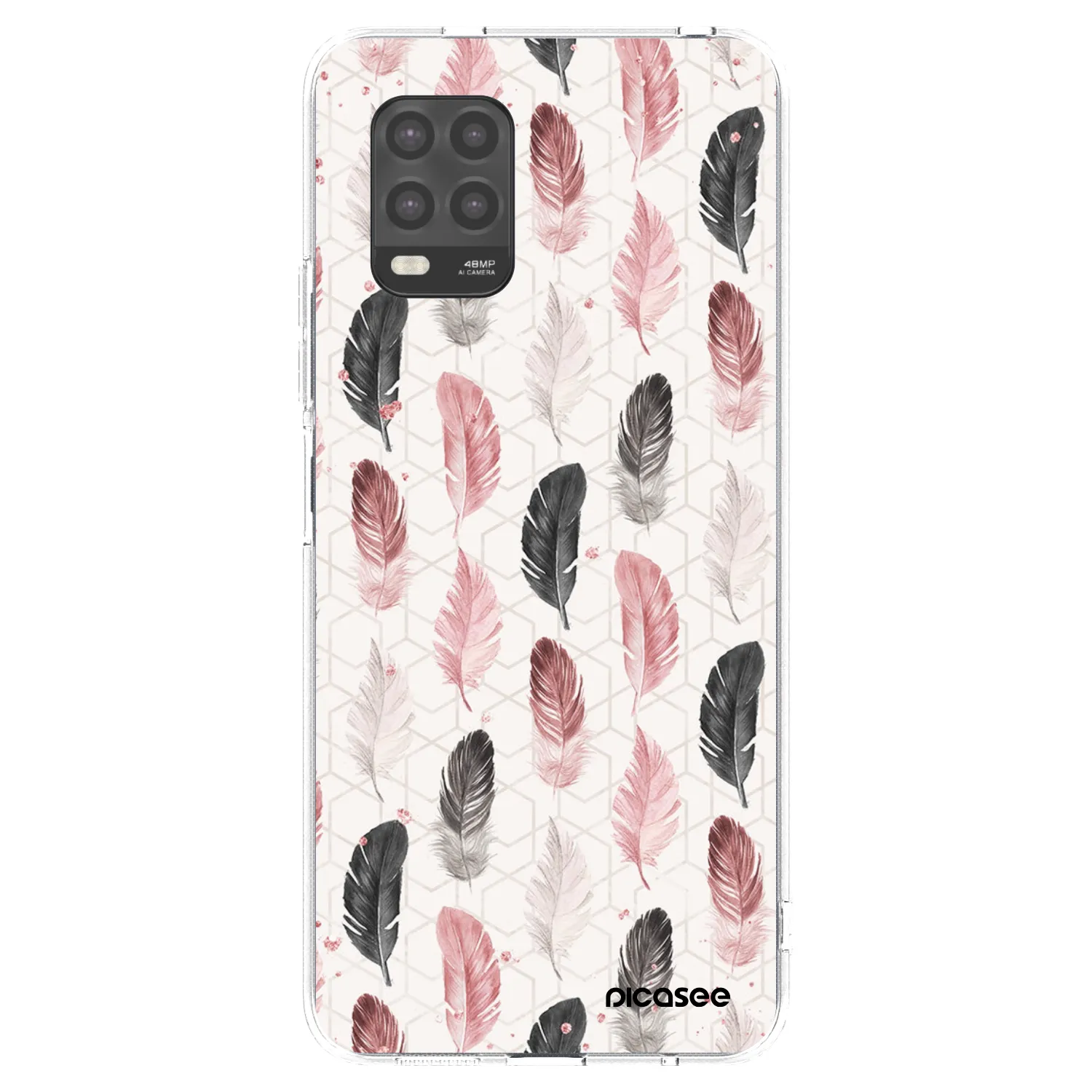 Picasee Xiaomi Mi 10 Lite Hülle - Transparentes Silikon - Feder 2