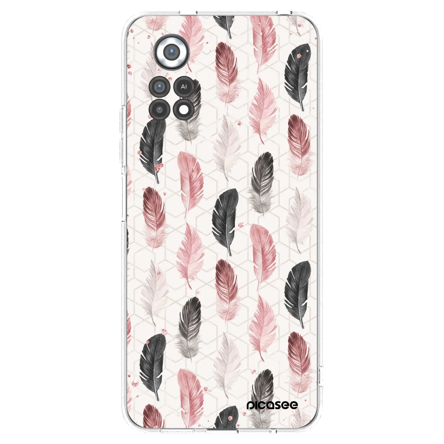 Picasee Xiaomi Poco X4 Pro 5G Hülle - Transparentes Silikon - Feder 2