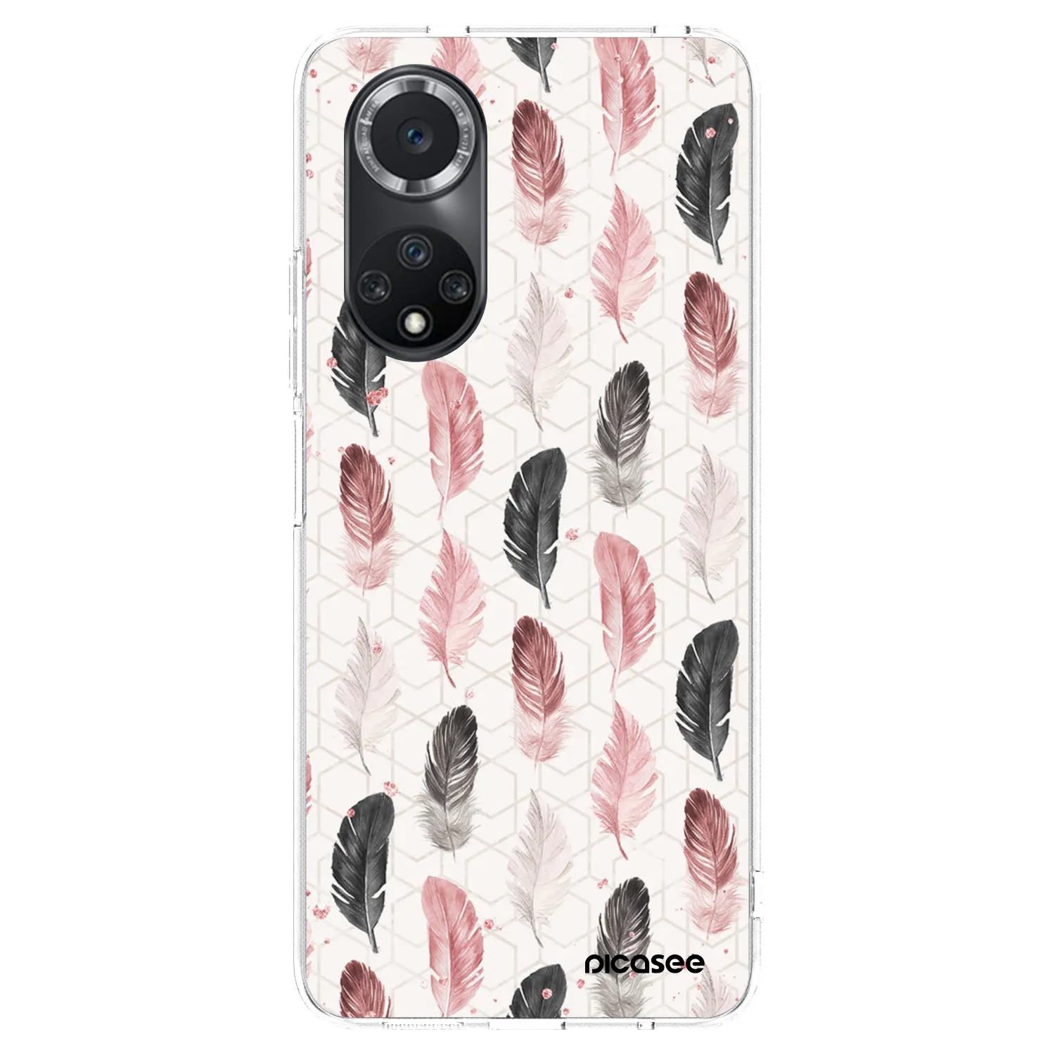 Picasee Huawei Nova 9 SE Hülle - Transparentes Silikon - Feder 2