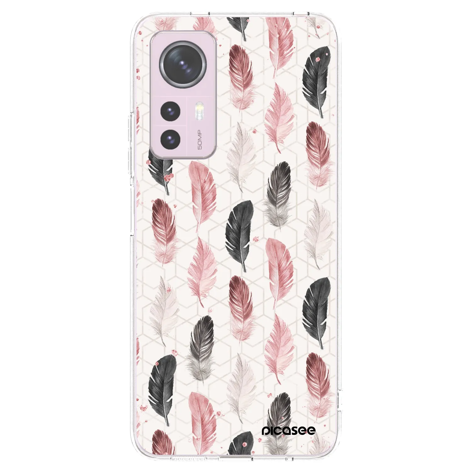 Picasee Xiaomi 12 Hülle - Transparentes Silikon - Feder 2