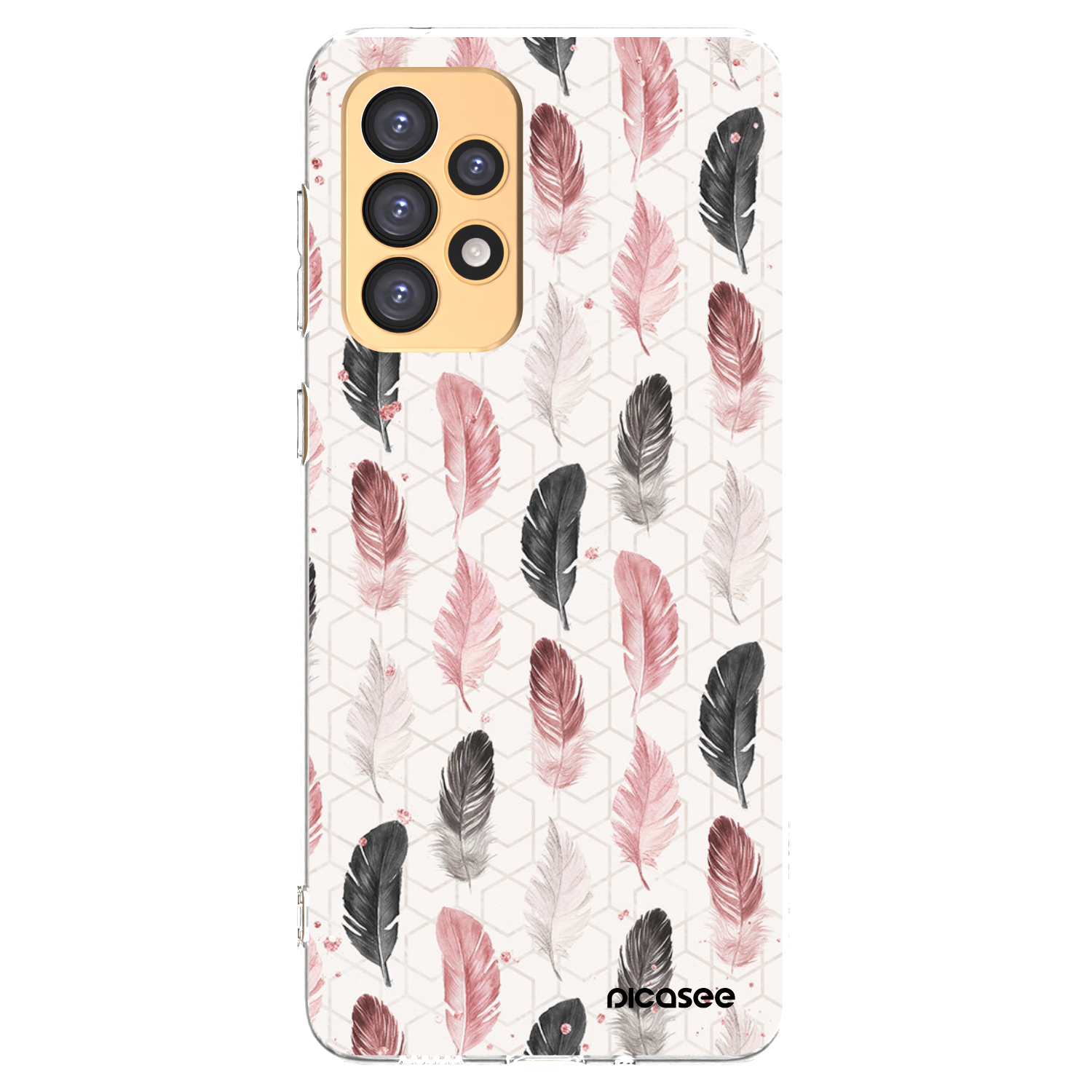 Picasee Samsung Galaxy A33 5G A336 Hülle - Transparentes Silikon - Feder 2