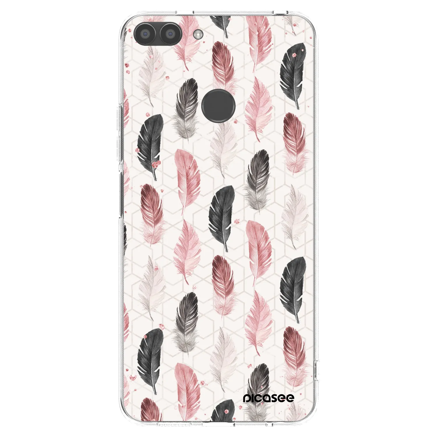 Picasee Huawei P Smart Hülle - Transparentes Silikon - Feder 2