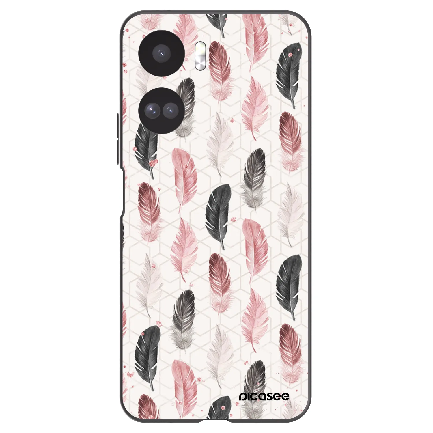 Picasee Honor 90 Lite 5G Hülle - Schwarzes Silikon - Feder 2