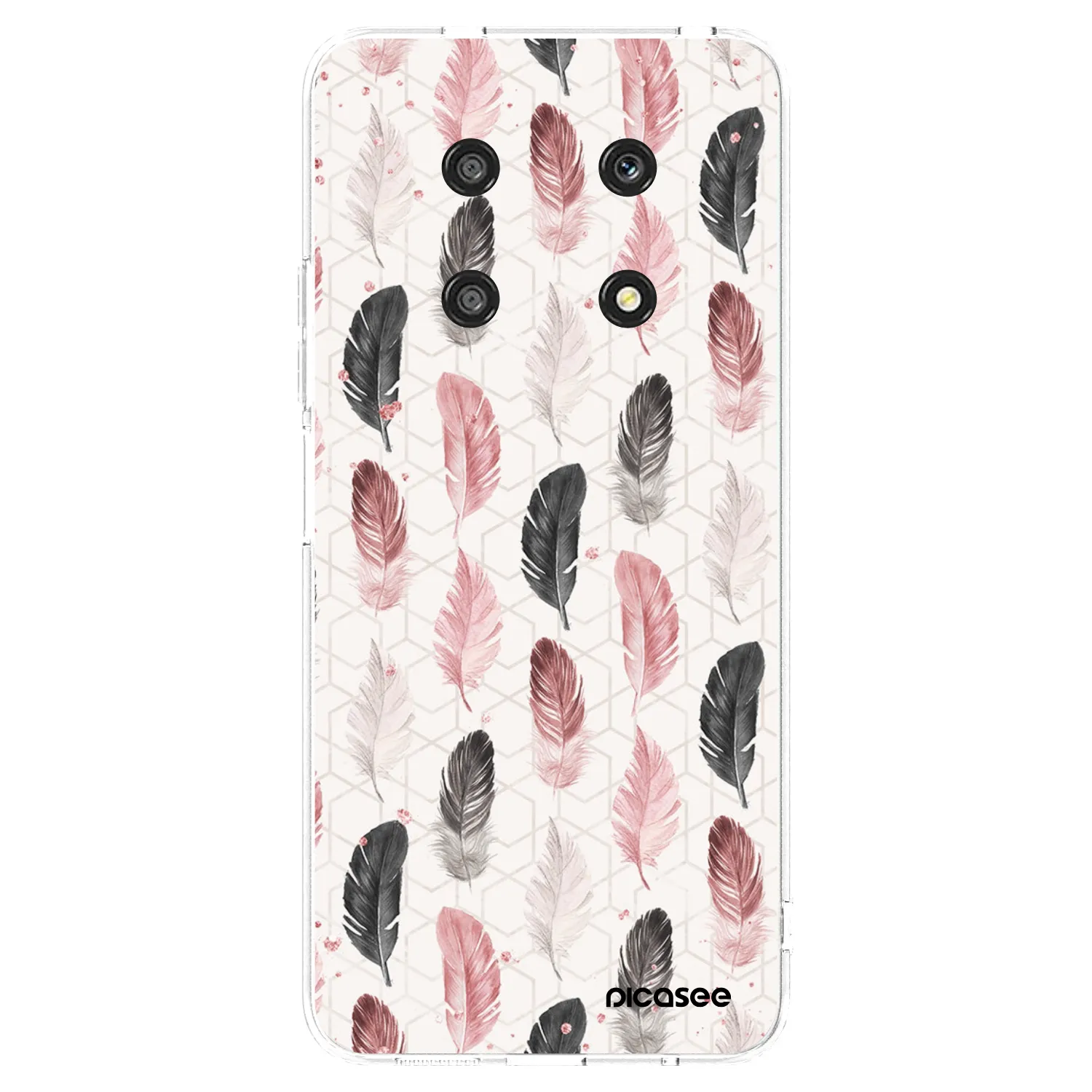 Picasee Honor Magic4 Lite 5G Hülle - Transparentes Silikon - Feder 2
