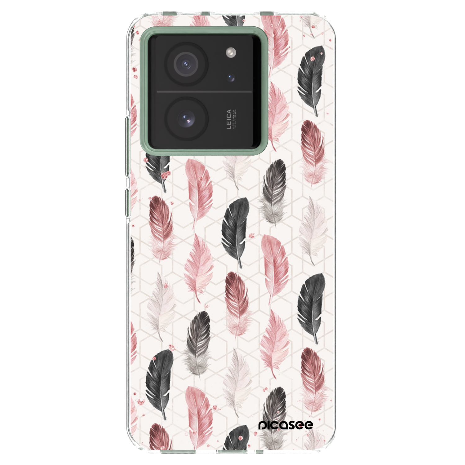 Picasee Xiaomi 13T Hülle - Transparentes Silikon - Feder 2