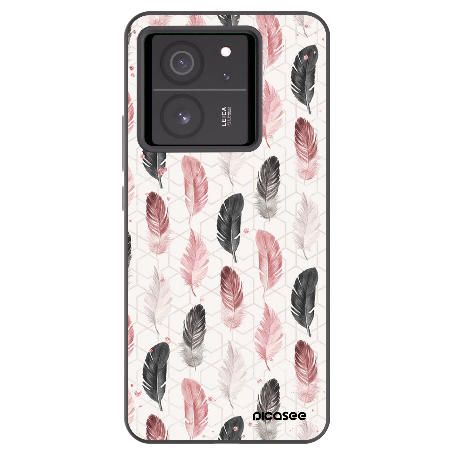 Picasee Xiaomi 13T Pro Hülle - Schwarzes Silikon - Feder 2