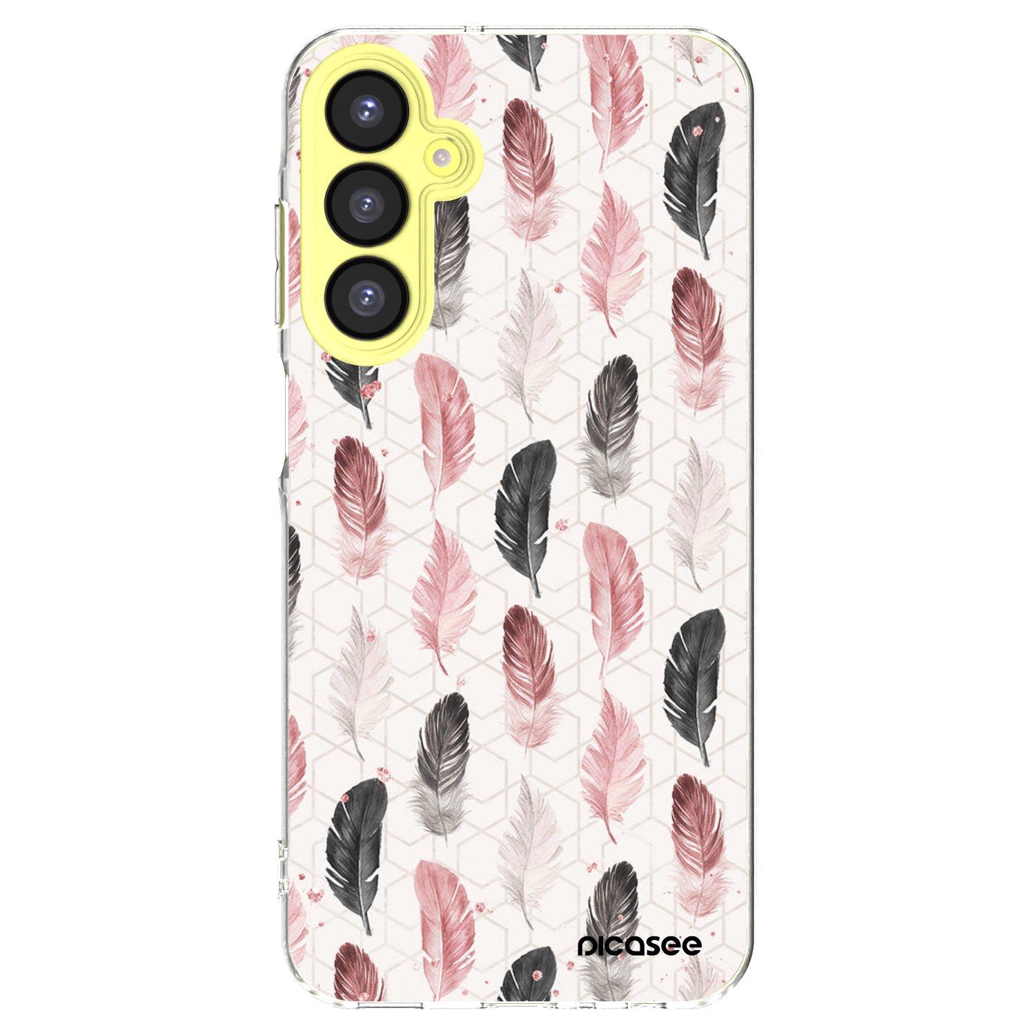 Picasee Samsung Galaxy A25 A256B 5G Hülle - Transparentes Silikon - Feder 2