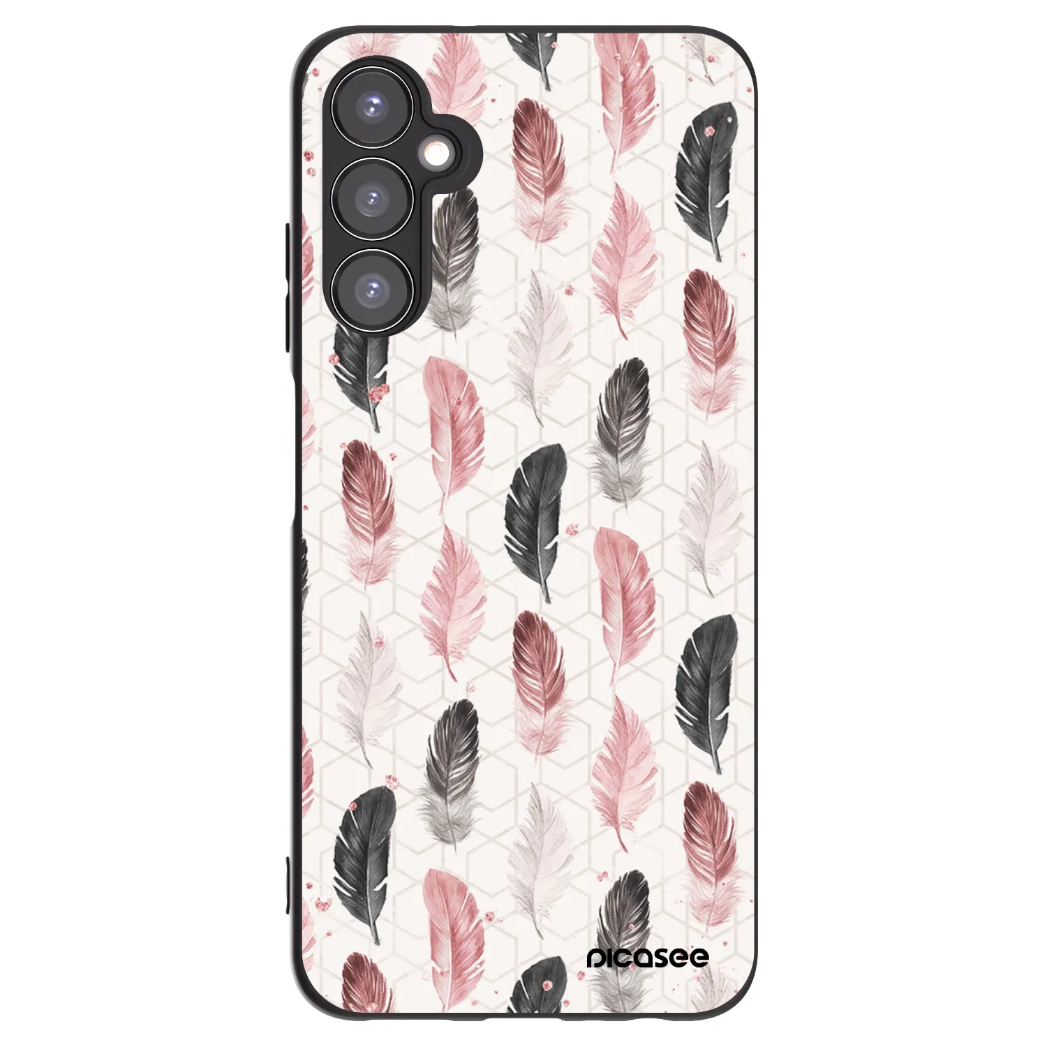 Picasee Samsung Galaxy A05s A057G Hülle - Schwarzes Silikon - Feder 2