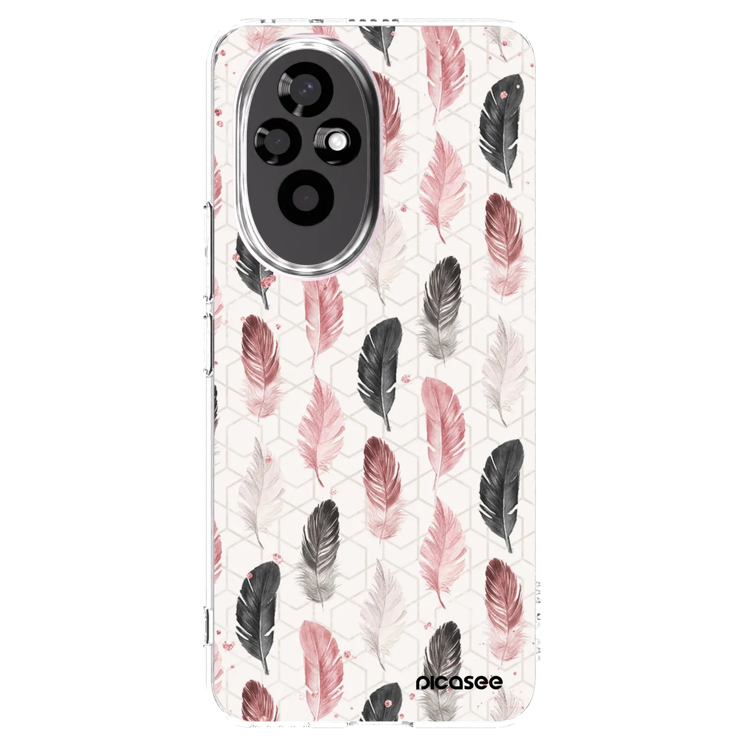 Picasee Honor 200 5G Hülle - Transparentes Silikon - Feder 2