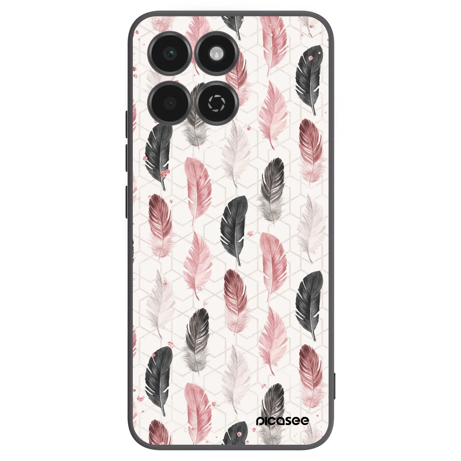 Picasee Honor 200 Smart 5G Hülle - Schwarzes Silikon - Feder 2