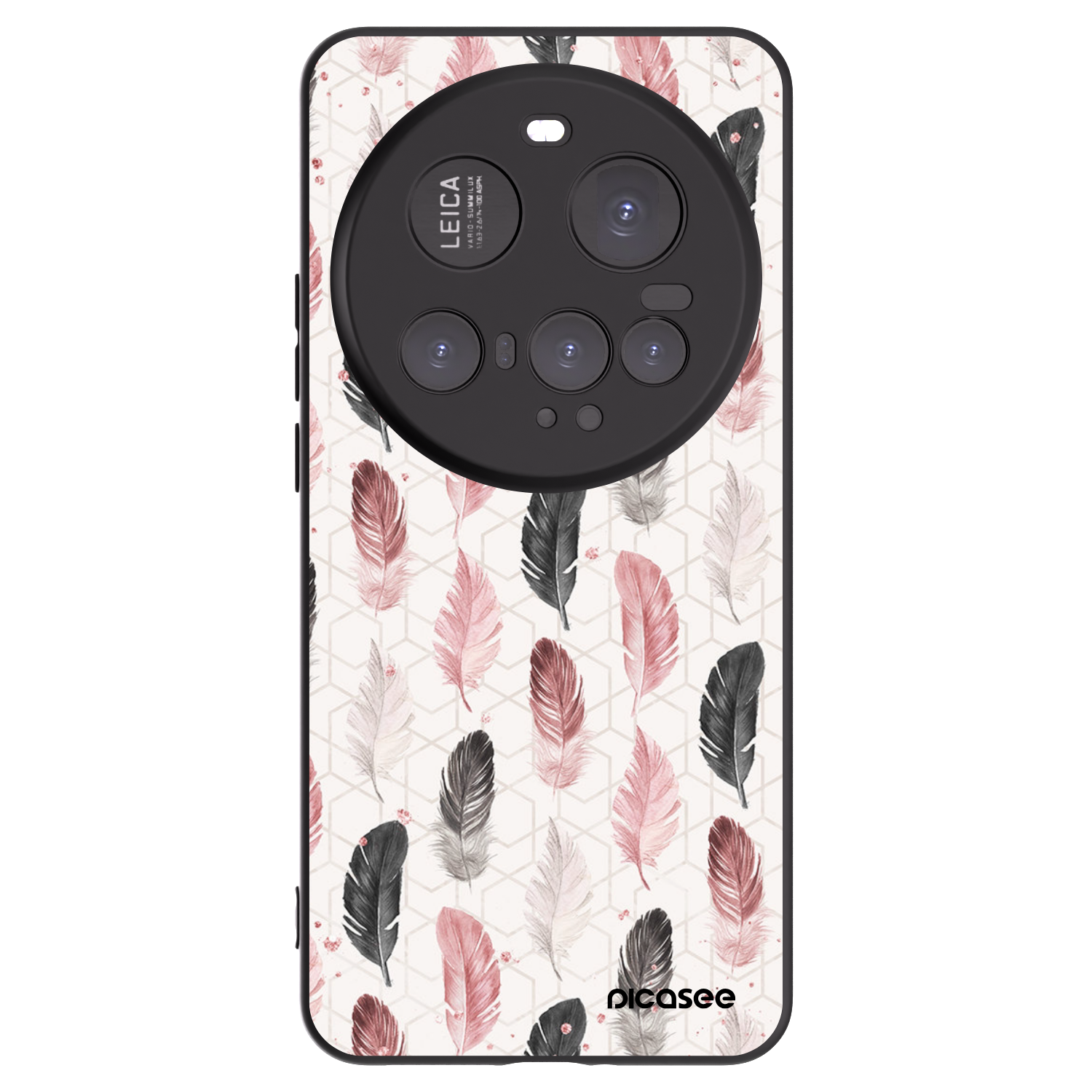 Picasee Xiaomi 15 Ultra Hülle - Schwarzes Silikon - Feder 2