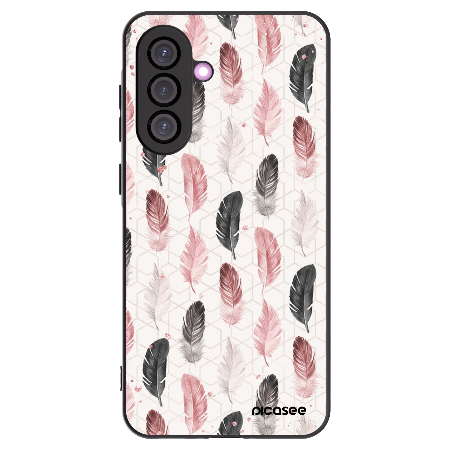 Picasee Samsung Galaxy A36 5G Hülle - Schwarzes Silikon - Feder 2