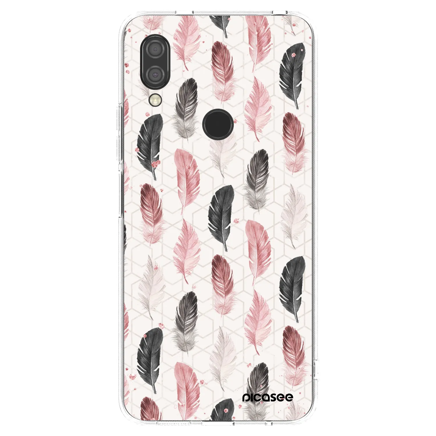 Picasee Xiaomi Redmi 7 Hülle - Transparentes Silikon - Feder 2