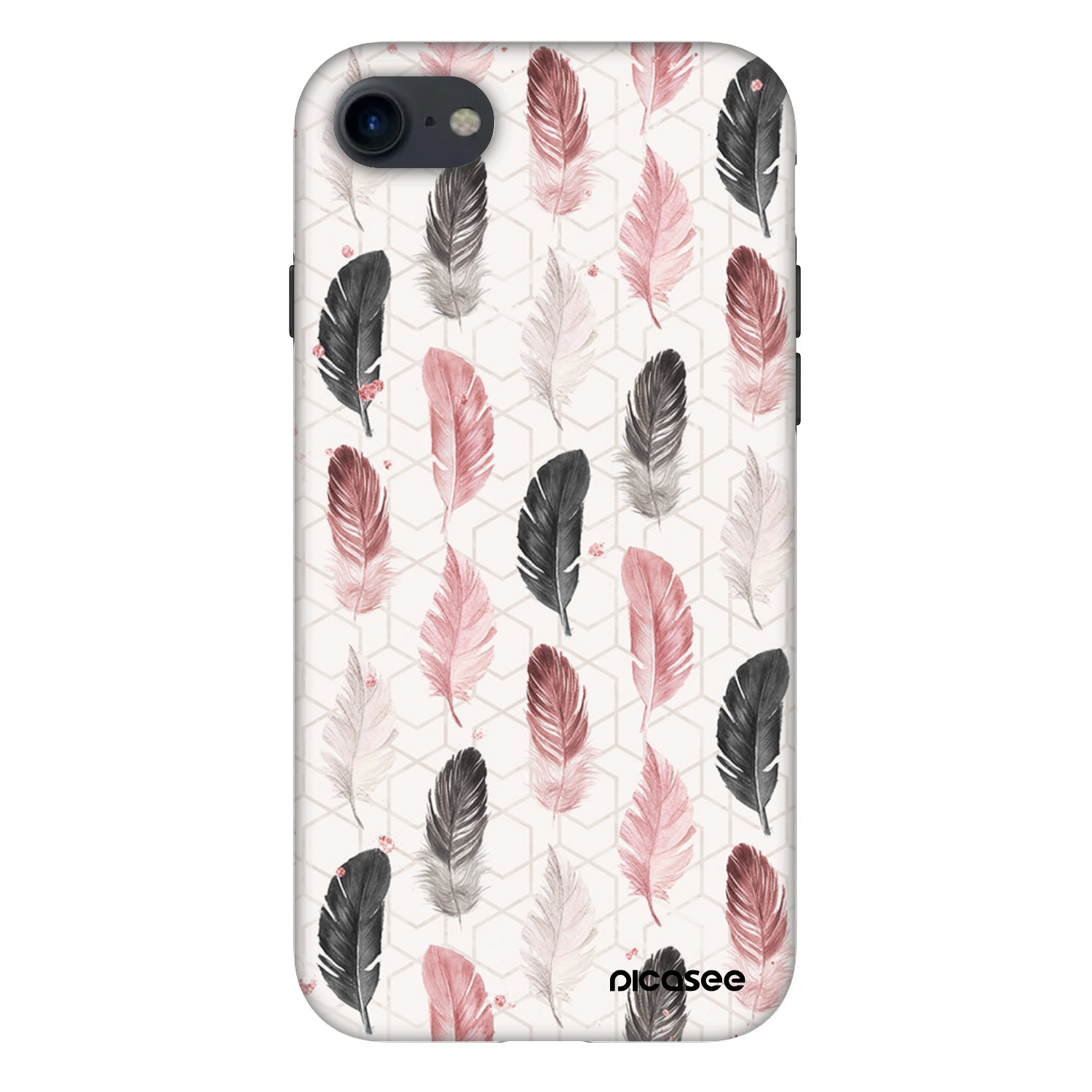 Picasee Fashion Case für Apple iPhone SE 2022 - Feder 2
