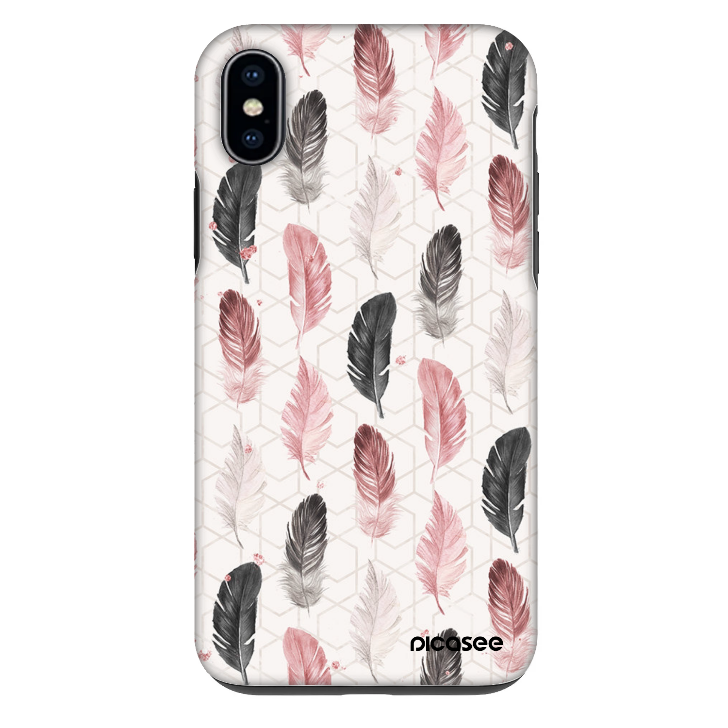 Picasee Fashion Case für Apple iPhone XS Max - Feder 2