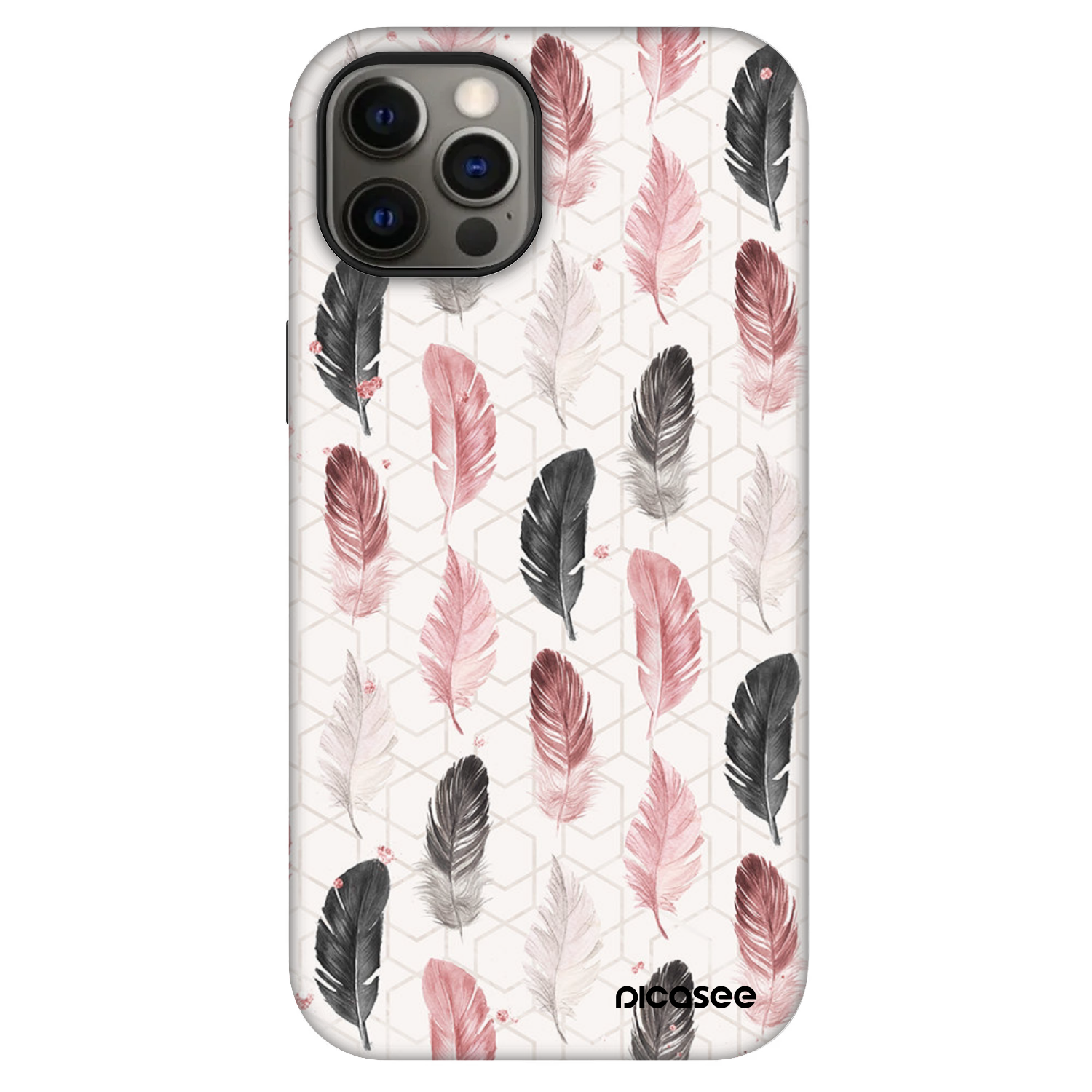 Picasee Fashion Case MagSafe für Apple iPhone 12 - Feder 2